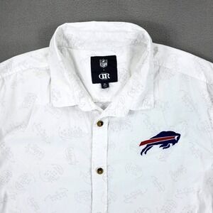 Darius Rucker Buffalo Bills Short Sleeve Button Up Shirt Size XL Camp Hawaiian